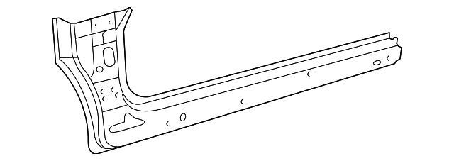 4389561AC Деталь ROCKER REINF, LEFT