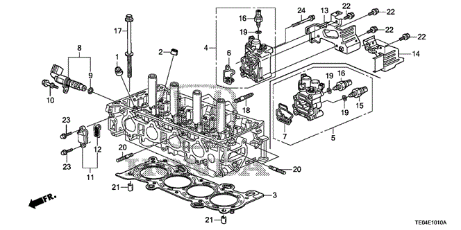 ENGINE/SPOOL VALVE (L4) for 2008 Honda ACCORD COUPE #1