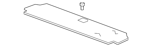 84521-S9V-A00ZB Деталь LID, RR. CARGO FLOOR *NH361L* (GRAY)