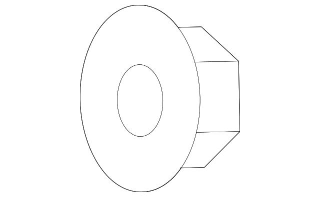 90178-05001 SIDE BRACKET NUT, LEFT