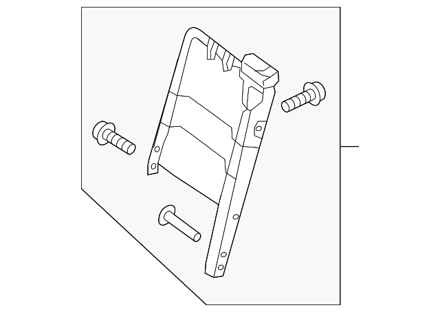 88601-1PC0A Деталь SEAT BACK FRAME, RIGHT