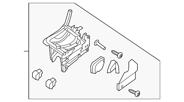 88301-1PC0A Деталь CUSHION FRAME, RIGHT