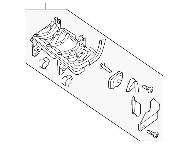 88351-1PC0A Деталь CUSHION FRAME, LEFT