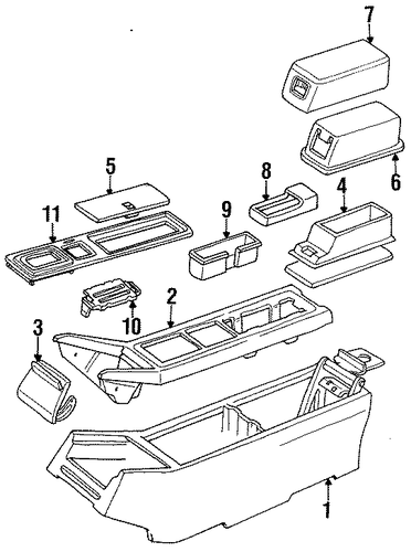 Seville CENTER CONSOLE