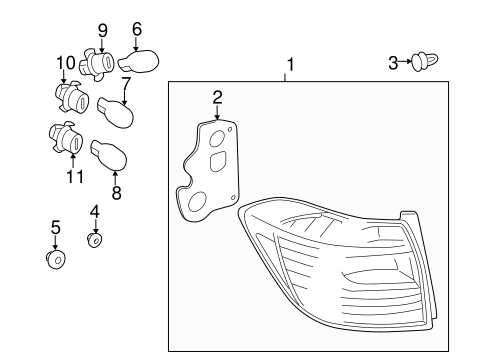 Highlander BULBS - CHASSIS 5