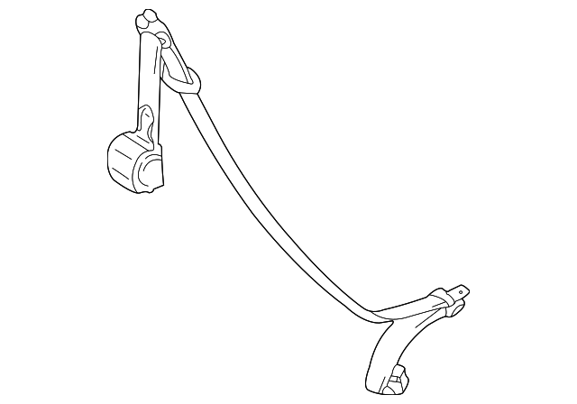 8490454840ED3 Деталь REAR BELT ASSY, RIGHT