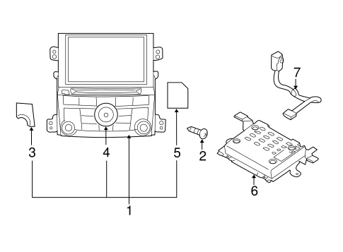 Outback NAVIGATION SYSTEM COMPONENTS