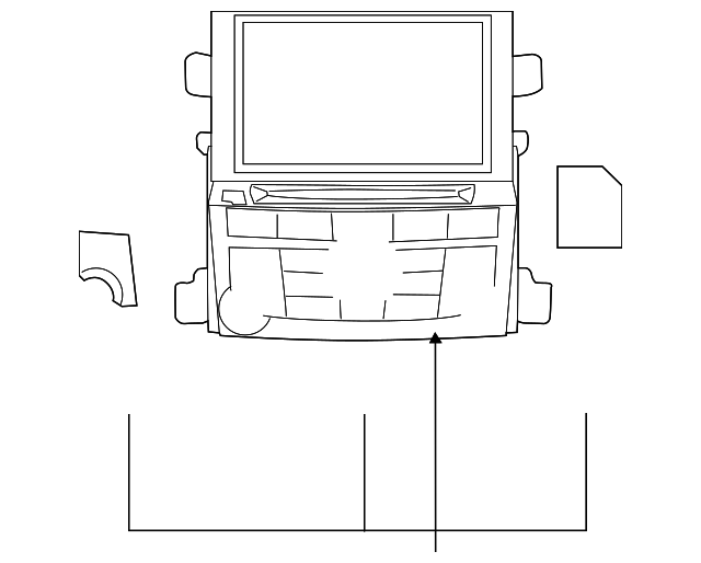 86271AJ67A Деталь DISPLAY UNIT