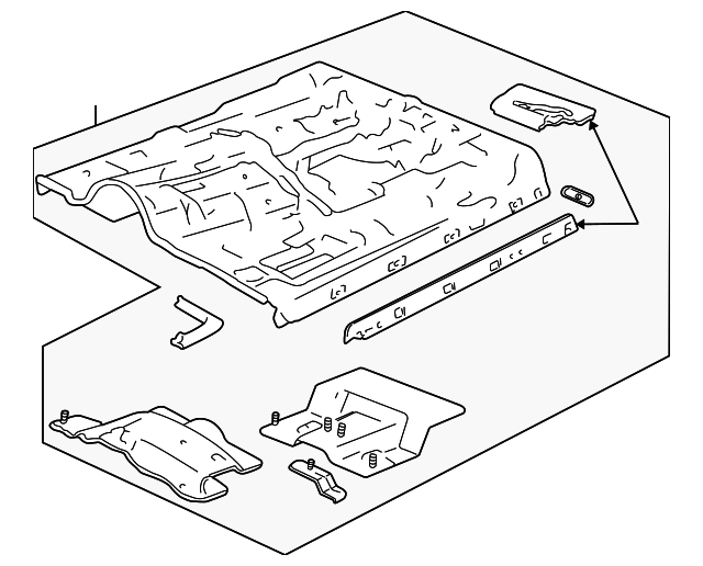 12548363 Деталь FLOOR PAN ASSY