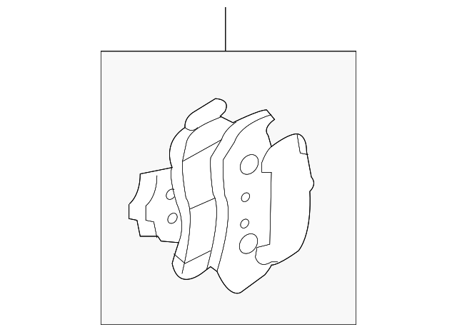 58302-3LA20 Деталь BRAKE PADS