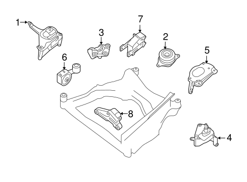 Altima ENGINE & TRANS MOUNTING