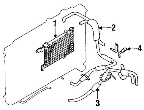 Galant TRANS OIL COOLER