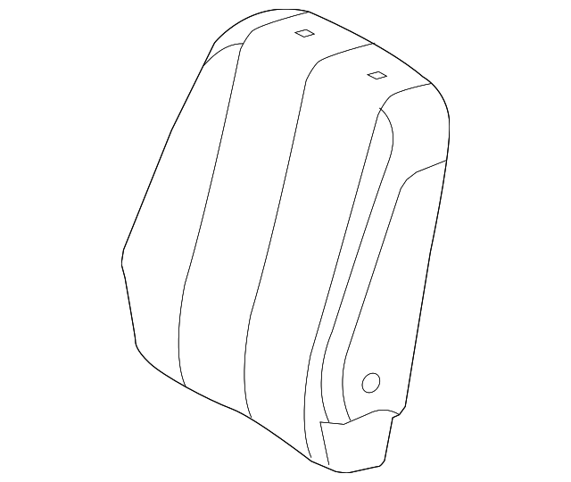 79014-45010-E1 Деталь SEAT BACK COVER, RIGHT