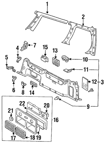Quest INTERIOR TRIM - SIDE PANEL 2