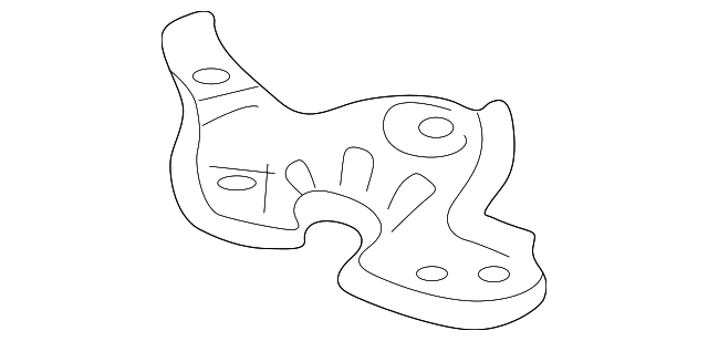 21543-6N000 Деталь MOUNT BRACKET, RIGHT