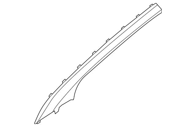 85820-A7200VA WINDSHIELD PILLAR TRIM, RIGHT