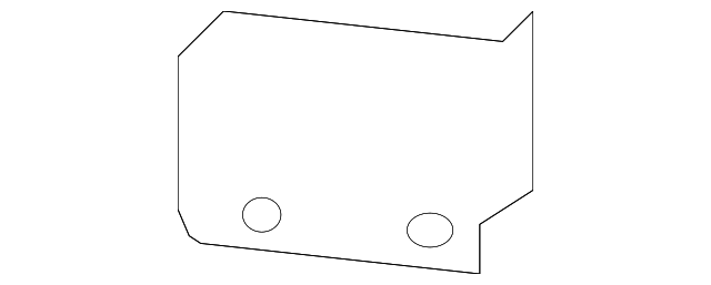 MN186582 Деталь REAR REINF, RIGHT