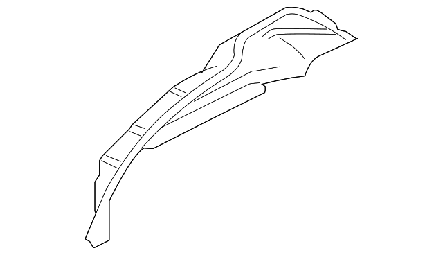 MN186570 Деталь INNER WHEELHOUSE, RIGHT