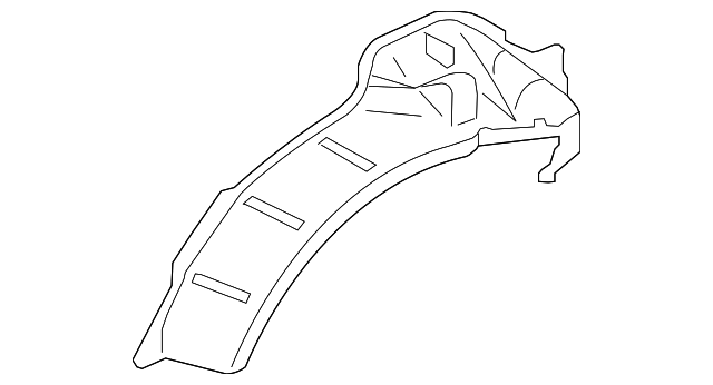 MN186567 Деталь OUTER WHEELHOUSE, LEFT