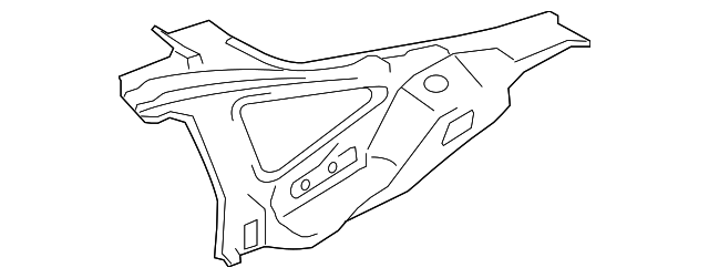 5301B968 Деталь UPPER PANEL, RIGHT