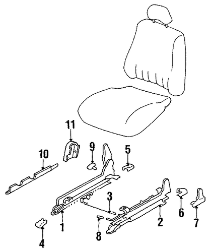Sonata FRONT SEAT COMPONENTS 2
