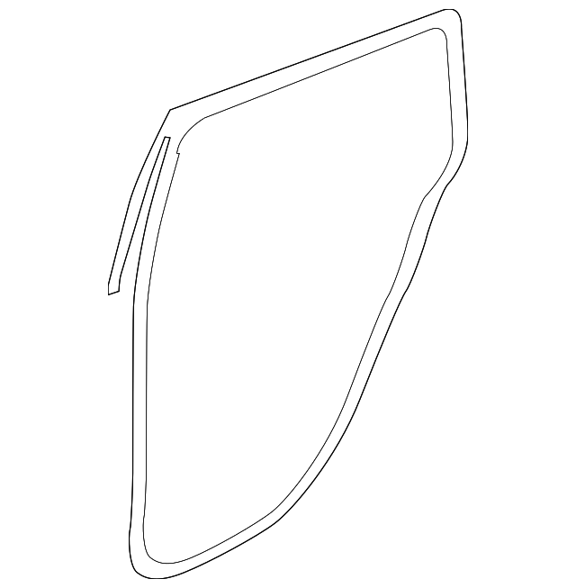 55399215AF Деталь DOOR W'STRIP, LEFT