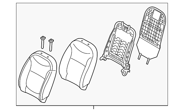 88300-B2000KE6 Деталь SEAT BACK ASSY, LEFT