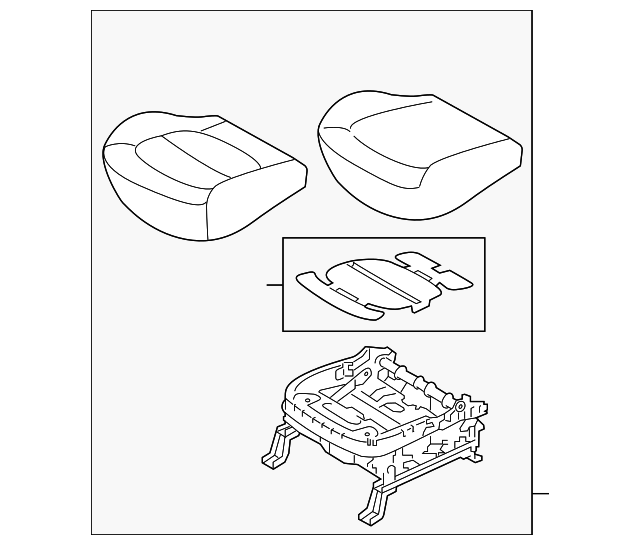 88100-B2010KE3 Деталь CUSHION ASSY, LEFT