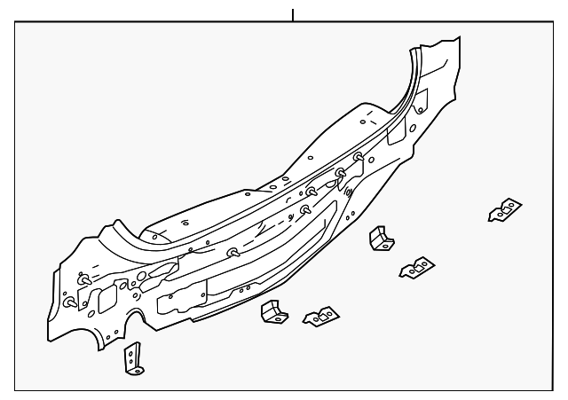 G9100-3WCMA Деталь REAR BODY PANEL