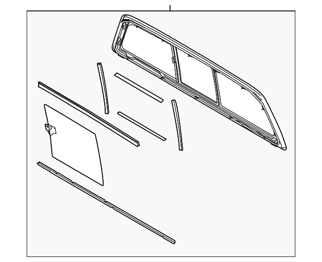 9L3Z-1542006-F Деталь BACK GLASS