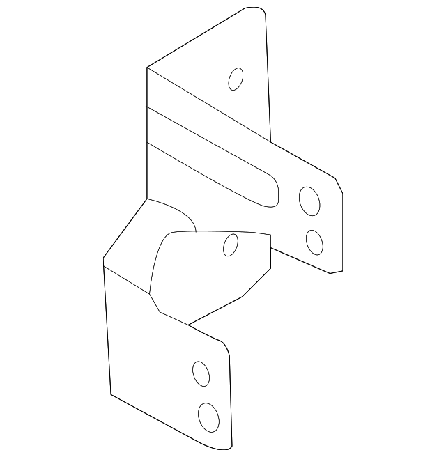 96176-3X700 Деталь RADIO BRACKET, RIGHT