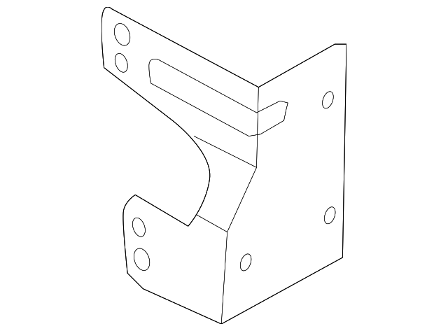 96175-3X700 Деталь RADIO BRACKET, LEFT