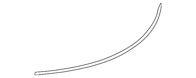 MR311181 Деталь BACK GLASS SPACER