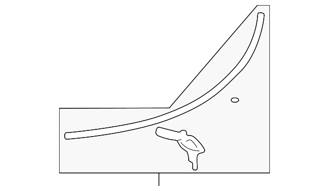 MR432863 Деталь REVEAL MOLDING