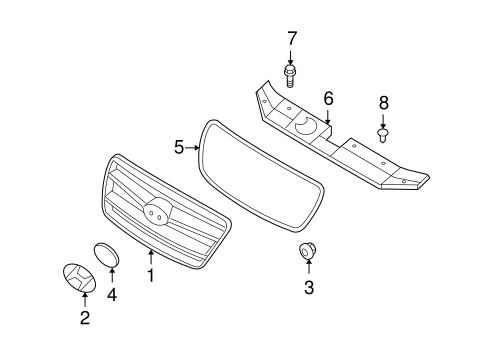 Santa Fe GRILLE & COMPONENTS
