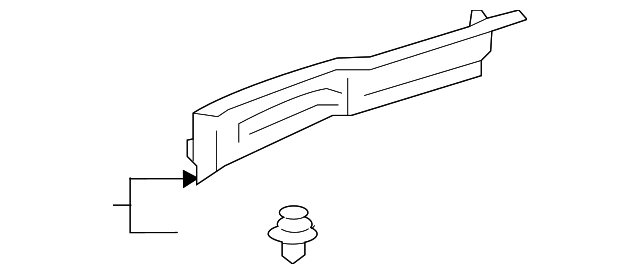 53826-04010 Деталь FENDER LEDGE CVR, LEFT