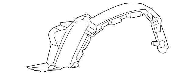 53875-04080 Деталь FENDER LINER, RIGHT