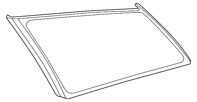 62710-02060-83 Деталь QUARTER GLASS, RIGHT