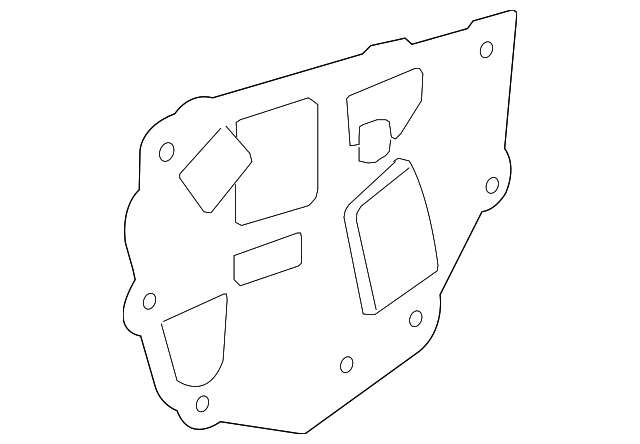 20794761 Деталь WATER DEFLECTOR, RIGHT