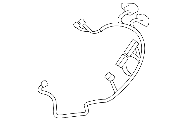 20858181 Деталь WIRE HARNESS, LEFT