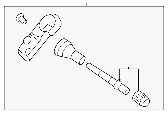 ZZDA-37-140 Деталь TPMS SENSOR