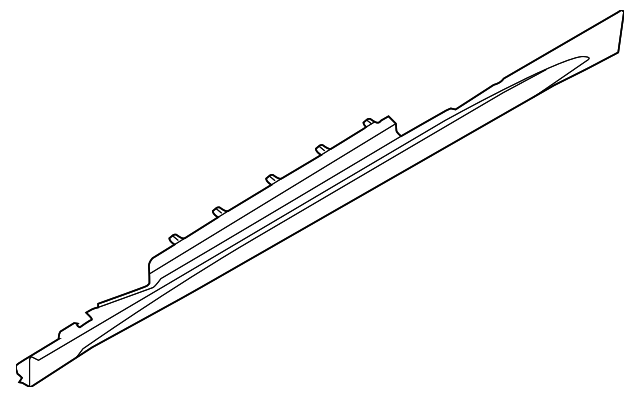 51-77-8-060-847 ROCKER MOLDING, LEFT