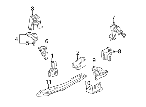 Celica ENGINE & TRANS MOUNTING