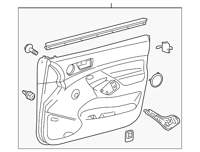 67610-04392-B1 Деталь DOOR TRIM PANEL, RIGHT