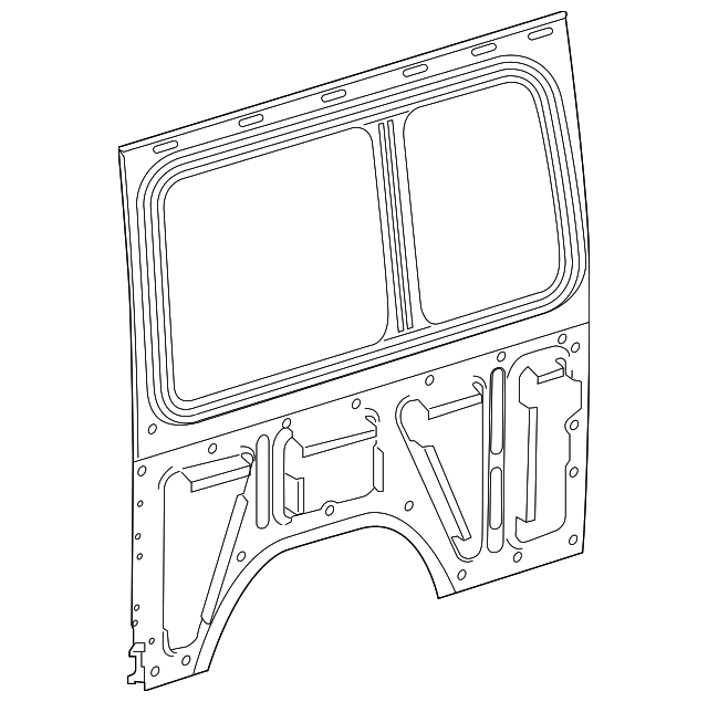 9066364460 Деталь INNER QTR PANEL, RIGHT