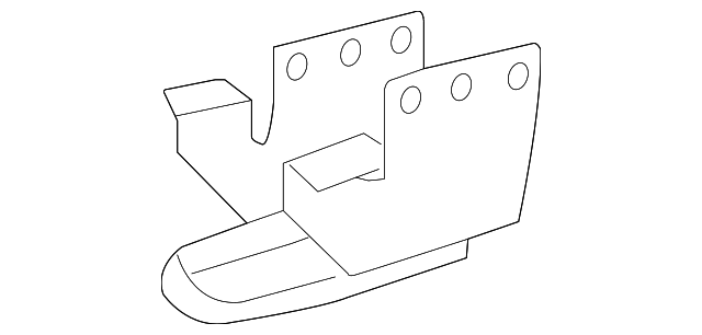 5104053AA Деталь TOW HOOK BRKT, RIGHT