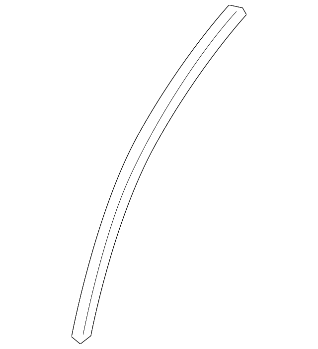 GS3L-73-6A0D Деталь REAR CHANNEL, LEFT