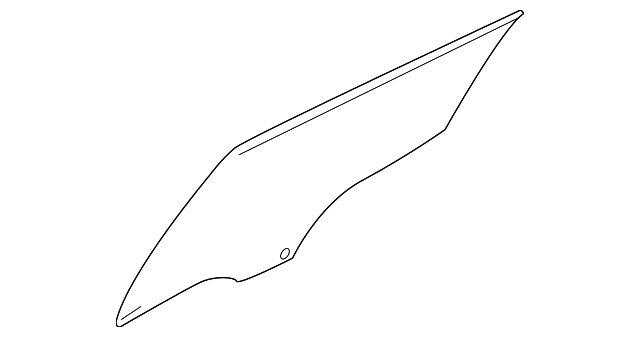 GS3L-73-511A Деталь MOVEABLE GLASS, LEFT
