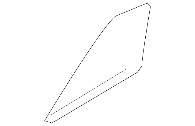 GS3L-73-661 Деталь VENT GLASS, LEFT