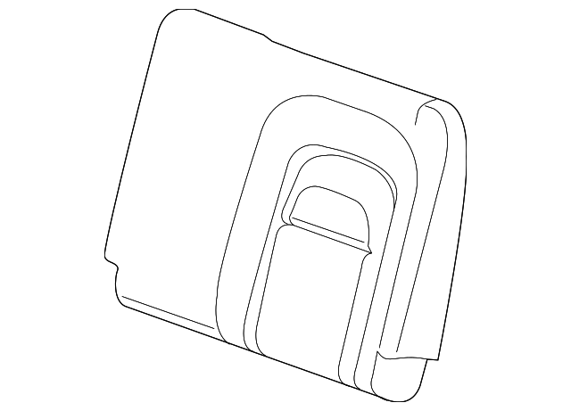 23455902 Деталь SEAT BACK COVER
